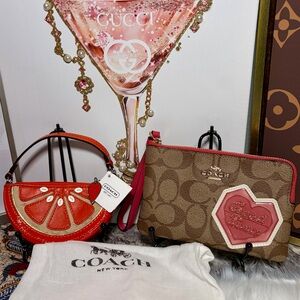 Coach Limited Edition Wristlet Bundle